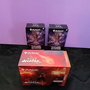 Magic Card Game Bundle - Purple and Red